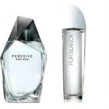 Avon Pur Blanca Bayan + Perceive Erkek Parfüm