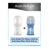 AVON Pur Blanca Kadın Individual Blue Erkek Roll On 50 Ml