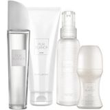 Avon Pur Blanca Kadın Parfüm EDT 50 ML + Body Mist + Roll On + Vücut Losyonu
