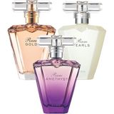 Avon Rare Pearls & Amethyst Gold Kadın Parfüm Seti Meyveli Koku 100 ml