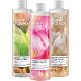 Avon Senses 1001 ml Müge Elma Beyaz Şeftali Vanilya ve Frezya Nar Kokulu Duş Jeli