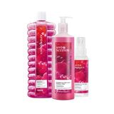 Avon Senses Ahududu ve Frenk Üzümü Kokulu Duş Jeli, Banyo Köpüğü ve Vücut Spreyi Paketi
