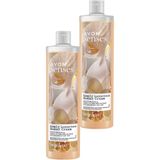 Avon Senses Simply Luxurious Beyaz Şeftali ve Vanilya Kokulu 2x500 ml Krem Duş Jeli