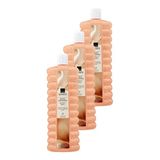Avon Simply Luxurious Beyaz Şeftali ve Vanilya Kokulu Banyo Köpüğü 1 Lt. Üçlü Set