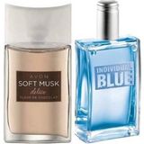 Avon Soft Musk Delice 50 ml Kadın Edt+ Indıvıdual Blue 100 ml Erkek Edt KM87545122115