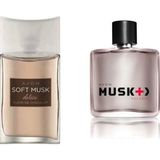 Avon Soft Musk Delice 50 Ml Kadın Edt+Avon Musk Vulcain 75 Ml Erkek Edt