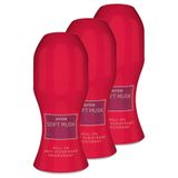 Avon Soft Musk Delice Velvet Berries 50 ml Kadın Rollon Üçlü Set