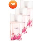 Avon Soft Musk Kadın Parfüm EDT - Misk ve Çiçeksi Aroma, 150 ml, 3'lü Hediye Seti, Uzun Süre Kalıcı ve Günlük Kullanıma Uygun
