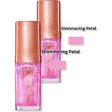 Avon True Dudak Bakım Yağı - 7ml Shimmering Petal Ikili Set - Renkli