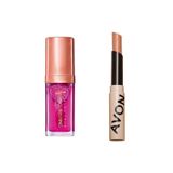 AVON True Nourishing Dudak Yağı 7 Ml. Blossom Ve Avon Tinted Lip Balm Papaya 2 Li Set