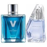 Avon V For Victory 75 ml Erkek Edt+Avon Perceive 50 ml Bayan Edp