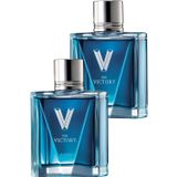 Avon V for Victory EDT 2x75 ml Erkek Parfüm Seti