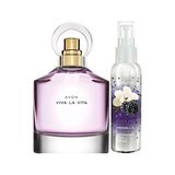 Avon Viva La Vita 50 ML EDP Kadın Parfüm+Naturals 100 ML Vücut Spreyi