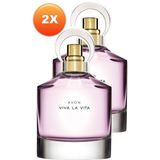 Avon Viva La Vita Kadın Parfüm 50 ml 2'li Set Meyveli Koku İle Günlük Kullanım İçin
