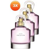 Avon Viva La Vita Kadın Parfüm 50 ml Meyveli Koku 3'lü Set Eğlenceli ve Canlı