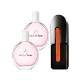 Avon Wish Of Love Kadın Parfüm EDT 2 x 50 ML + Fullspeed Erkek Parfüm EDT 75 ML