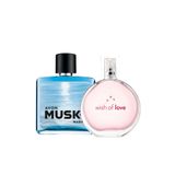 Avon Wish Of Love Kadın Parfüm ve Musk Marine Erkek Parfüm Paketi