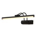 Avonni AP-4358-BSY Siyah Boya Aplik LED Metal Pleksi H: 11 cm, WxD: 35x24 cm