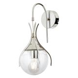 Avonni AP-60161-1K Krom Kaplama E27 Metal Cam 13x18 cm Aplik