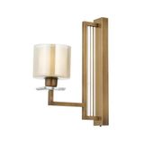 Avonni AP-60190-1E E27 Metal Kristal 15x32 cm Eskitme Kaplama Aplik
