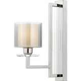 Avonni AP-60190-1K E27 Metal Kristal 15x32 cm Krom Kaplama Aplik
