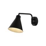 Avonni AP-62077-02 Siyah Boyalı E27 Metal 25x12 cm Aplik