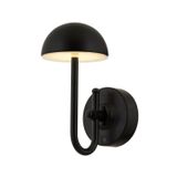 Avonni AP-64004-BSY Siyah Boya Aplik LED Metal Pleksi H: 25 cm, WxD: 12x20 cm