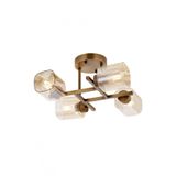 Avonni AR-60271-4E Eskitme Kaplama Modern E27 44 cm Metal Cam Avize