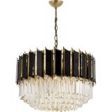 Avonni AV-1790-E60 Eskitme Kaplama Modern Avize E27 Metal Kristal H: 90 cm, Ø: 60 cm