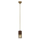 Avonni AV-1830-1E Eskitme Kaplama Modern Avize E27 Metal Ahşap H: 100 cm, Ø: 9 cm