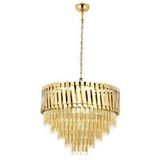 Avonni Av-1865-s80 Sarı Kaplama Modern Avize E27 Metal Paslanmaz 80 Cm