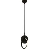 Avonni AV-1874-1BSY Siyah Boya Modern Metal Ahşap Avize