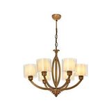 Avonni Av-1876-6e Eskitme Kaplama Modern Avize E27 Metal Cam 65 Cm Boya