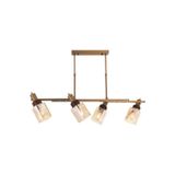Avonni AV-1920-4Y-EX Eskitme Boya Modern Metal Ahşap Avize