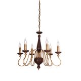 Avonni AV-1928-6E Eskitme Kaplama Modern Avize E14 Metal H: 90 Cm, Ø: 60 cm