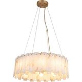 Avonni AV-1946-E60 Eskitme Kaplama Modern Avize E14 Metal Cam H: 100 Cm, Ø: 60 cm