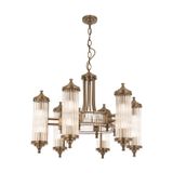 AVONNI AV-35001-6E Eskitme Kaplama Modern Avize E14 Metal Cam 70cm