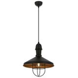 Avonni AV-4106-M25-BSY Siyah Boya Modern Avize E27 Metal H: 80 cm, Ø: 33 cm