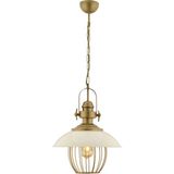 Avonni AV-4106-M38-BBY Beyaz/eskitme Boya/kaplama Modern Avize E27 Metal H: 75 Cm, Ø: 35 cm