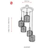Avonni AV-4167-5ET Eskitme Kaplama Modern Avize
