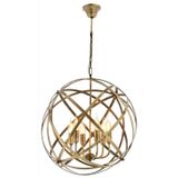 Avonni AV-4183-6E Eskitme Kaplama Modern Avize E14 Metal H: 90 cm, Ø: 50 cm