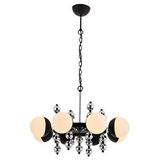Avonni Av-4322-8k Krom Kaplama Modern Avize E27 Metal Cam 105 Cm