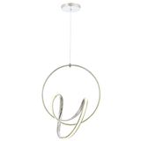 Avonni AV-5260-KB Led Metal 45 cm Krom Kaplama Modern Avize