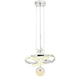 AVONNI AV-5281-1K Krom Kaplama Modern Avize Metal Cam 35cm