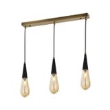 Avonni AV-60059-3EY Eskitme Kaplama Modern E14 Metal Cam 65x10cm Avize