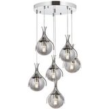 Avonni AV-60161-6KT Krom Kaplama 50 cm Modern Avize