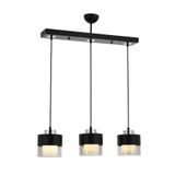 Avonni AV-60193-3Y-BSY Siyah Boyalı 70x15 cm Modern Avize