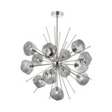 Avonni AV-60212-13K Krom Kaplama Modern Avize, G9, Metal, Cam, 70cm