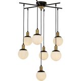 Avonni AV-60273-7BSY Siyah Boyalı Modern Avize
