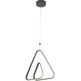AVONNI AV-60331-GR Gri Boyalı Modern Avize LED Metal Silikon 30x30cm - Renkli